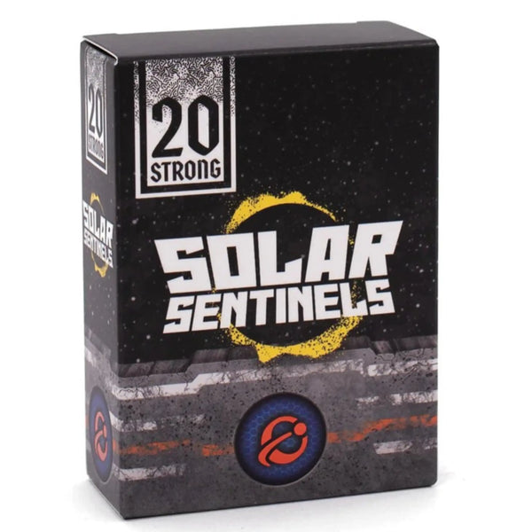 20 Strong Solar Sentinels sci-fi pulp solo board game for 1 player - official Chip Theory Games cover